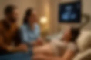 Couple at Ultrasound Appointment