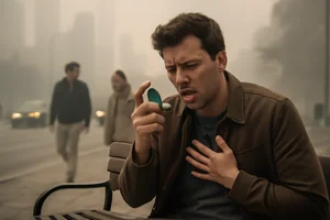 Asthma Attack Triggered by Air Pollution